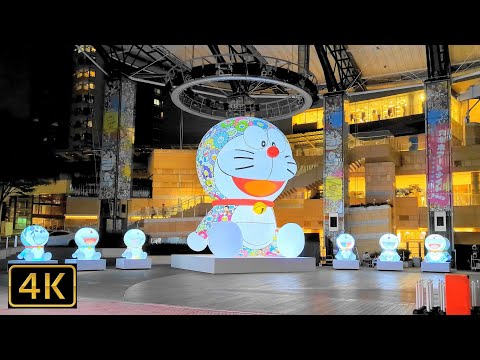 4K【六本木アートナイト2022】村上隆 Takashi Murakami「ドラえもん