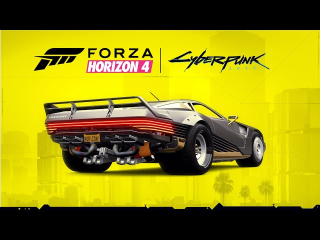 Forza Horizon 4 - 『サイバーパンク2077』 の Quadra Turbo-R V-TECH