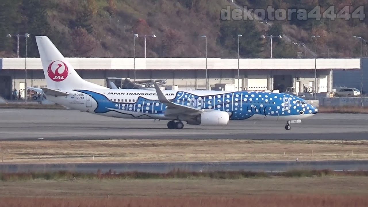 Japan Transocean Air Jinbei Jet LiveryBoeing737-8Q3(JA05RK) 日本