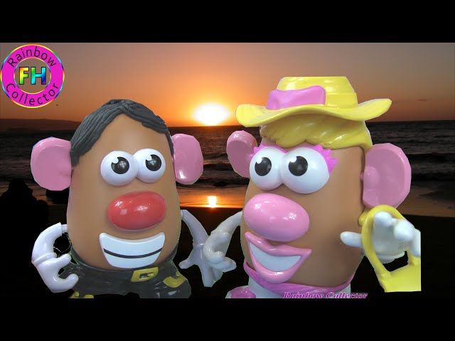 Mr. Potato Head Pirate Spud and Mrs. Potato Head Beach Spudette
