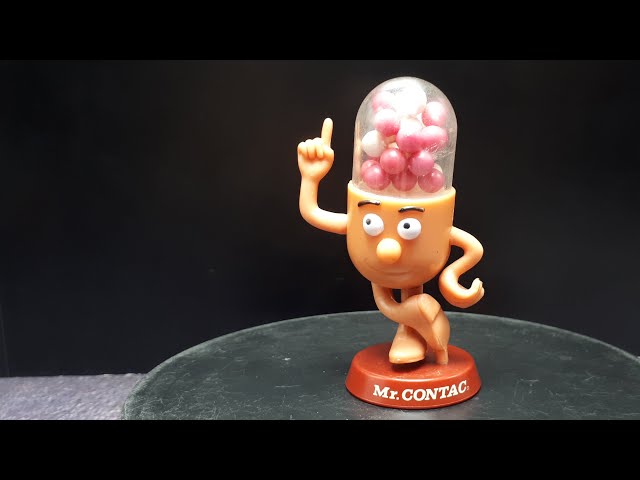 Mr. Contac, mascot, cold medicine, toy, figure, figurine - YouTube