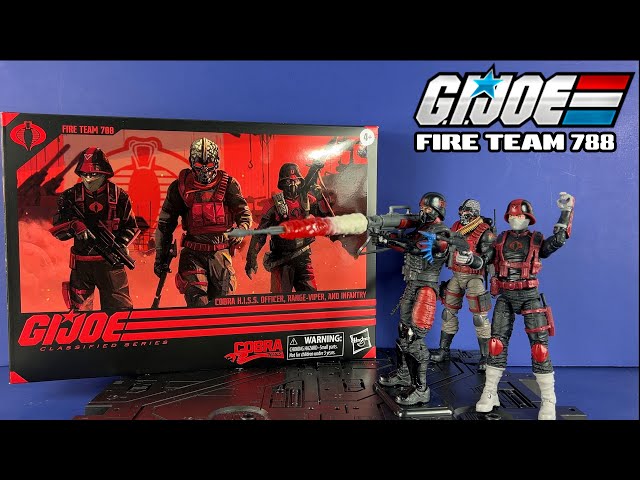 G.I. Joe Classified #110 Cobra H.I.S.S. 788 Fire Team Review - YouTube