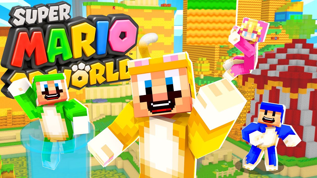 SUPER MARIO 3D WORLD! [85] | Super Mario | Minecraft - YouTube