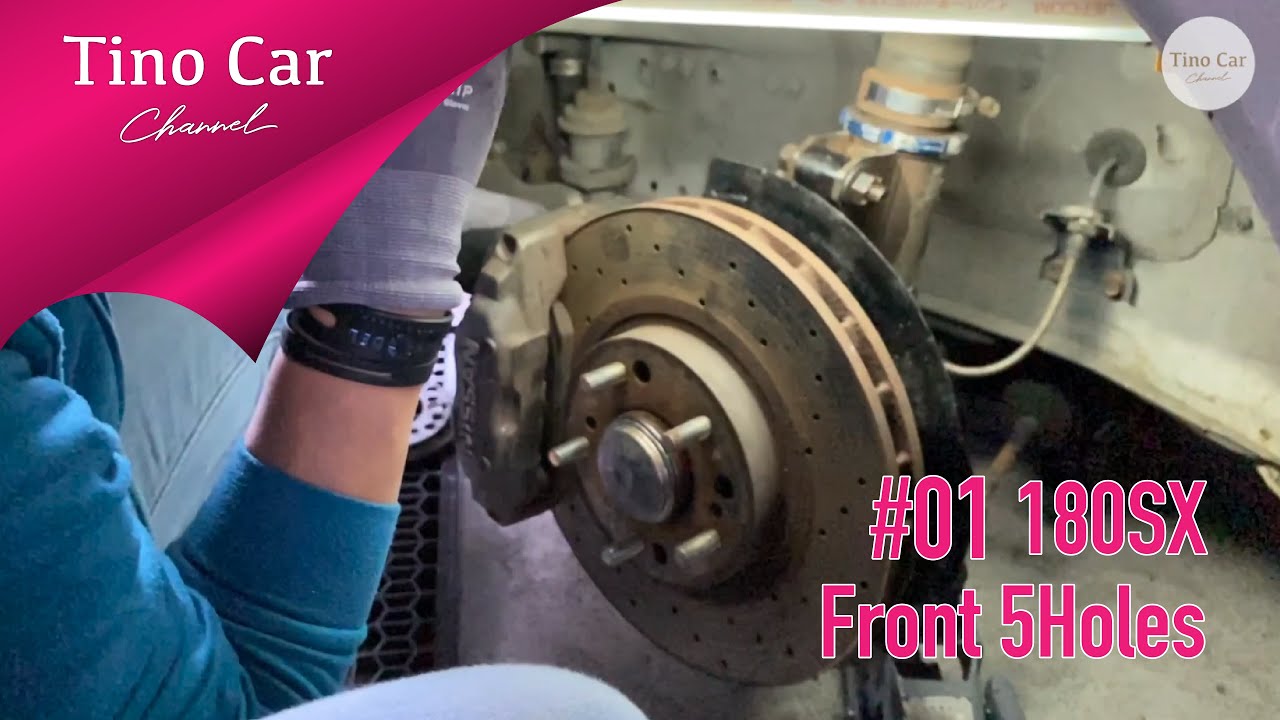 01 180SXフロント 5穴化】 - YouTube