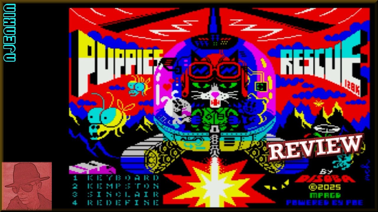 Puppies Rescue : Homebrew from 2025 - on the ZX Spectrum 128K