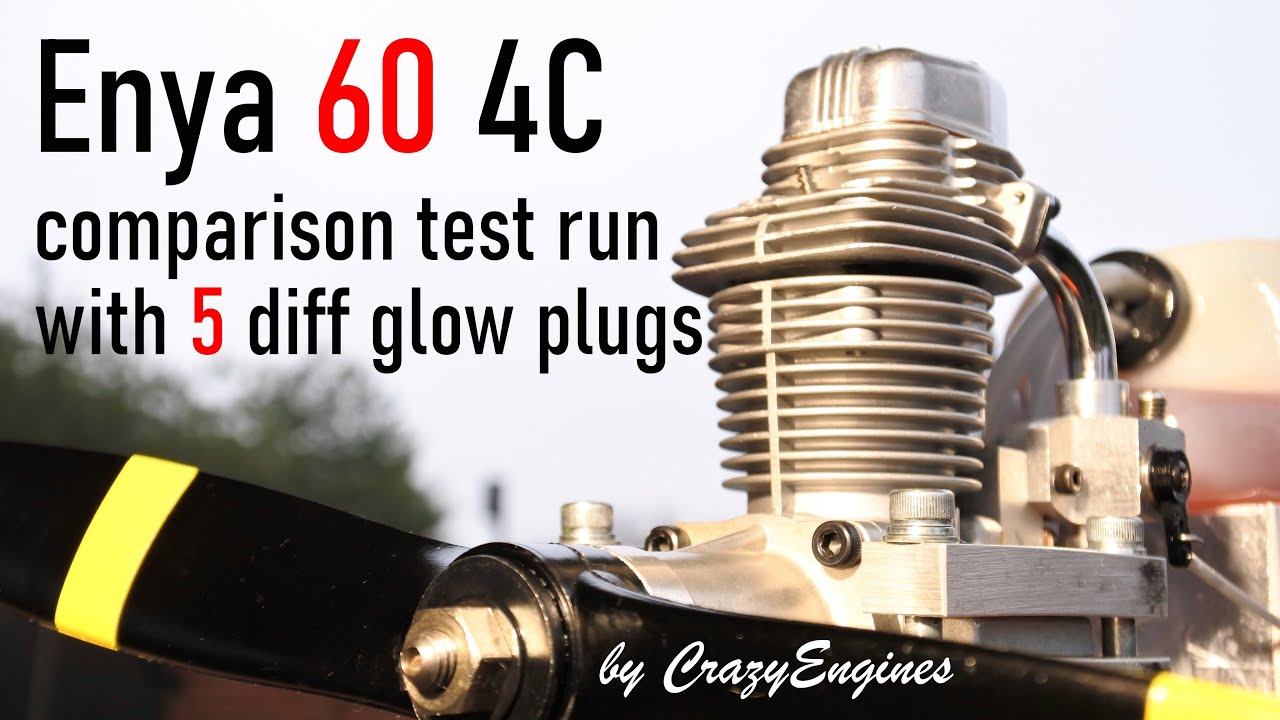 Enya 60 4C comparison test run - YouTube