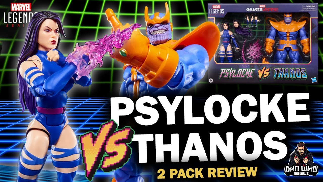 Marvel Legends Psylocke vs. Thanos Gamerverse 2 Pack (Marvel Vs