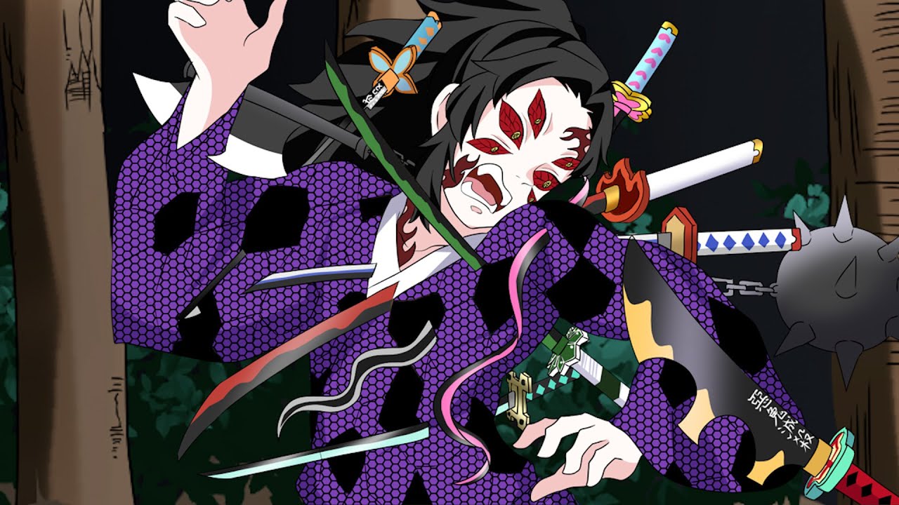 全ての柱にボコられた黒死牟【鬼滅の刃】 - YouTube