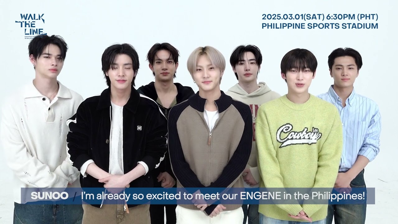 ENHYPEN WORLD TOUR 'WALK THE LINE' IN BULACAN - YouTube