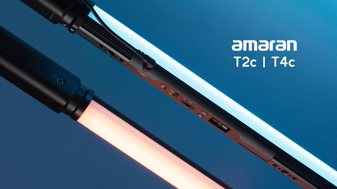 Introducing the amaran T2c & T4c | Paint Your Reality - YouTube