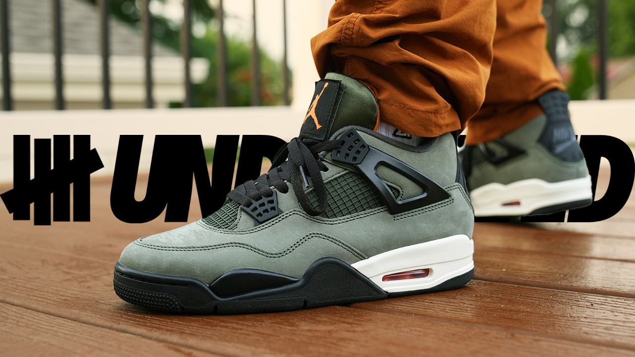UNDEFEATED Air Jordan 4 2025 REVIEW & On Feet - YouTube