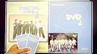 BTS [방탄소년단] MEMORIES OF 2021 DVD/DIGITAL CODE WEVERSE POB