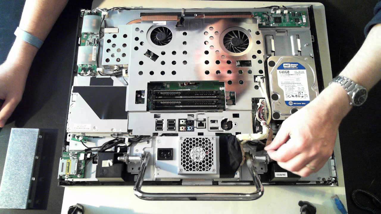 Acer Aspire Z5610 AIO Opening / Teardown / Takeapart - YouTube