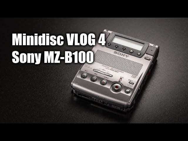 Minidisc VLOG - 04: Sony MZ-B100 Business Minidisc Recorder - YouTube