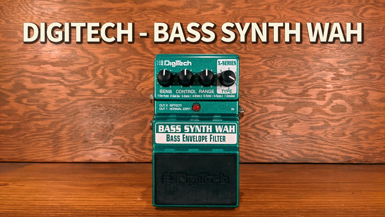 DigiTech Synth Digitech Bass Synth Wah Envelope Filter オートワウ