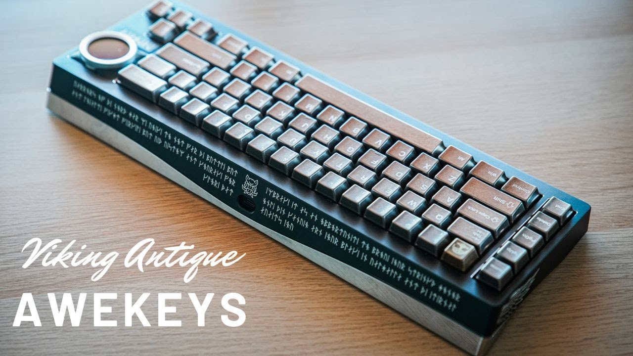 NEW Metal Keycaps! Viking Antiques from Awekeys - Unboxing