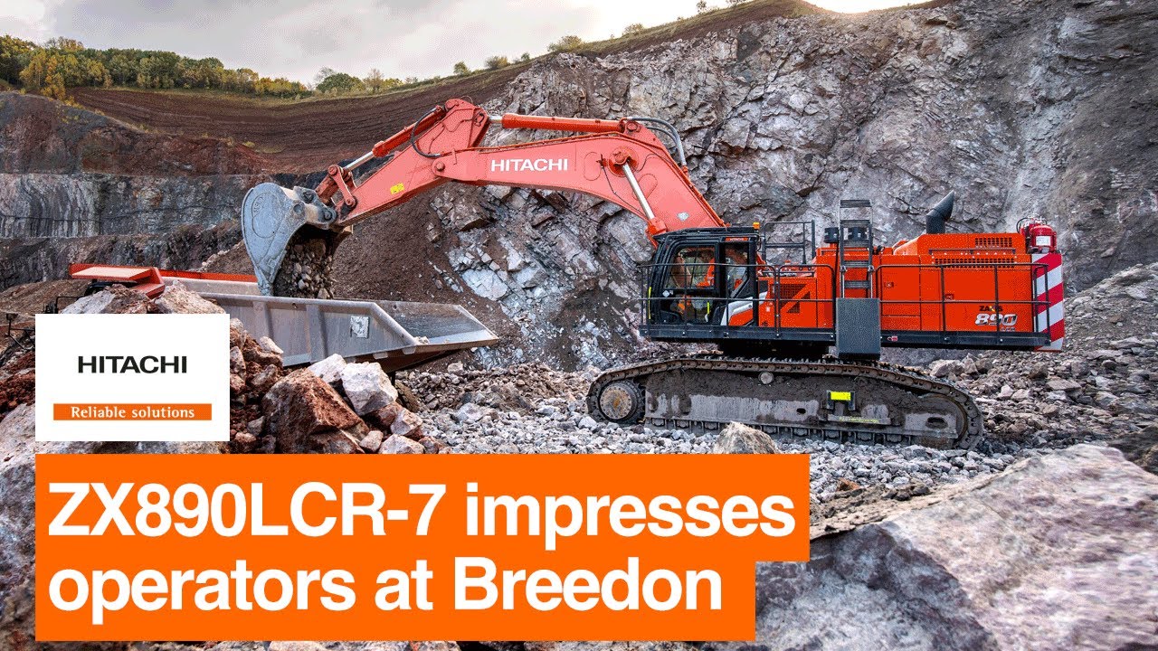 ZX890LCR-7 Impresses Operators At Breedon - YouTube