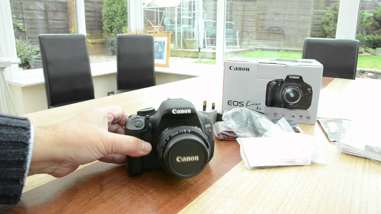 Canon Kiss X5 unboxing (same as T3i or 600D but much cheaper