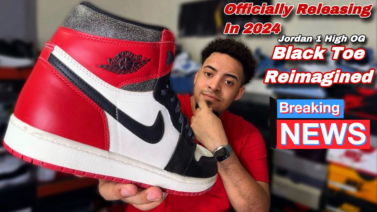 🚨Jordan 1 Black Toe Reimagined Are Officially Dropping in 2024