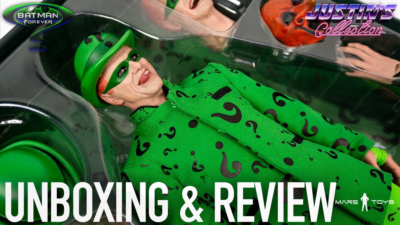 Batman Forever Riddler 1/6 Scale Figure Mars Toys Unboxing