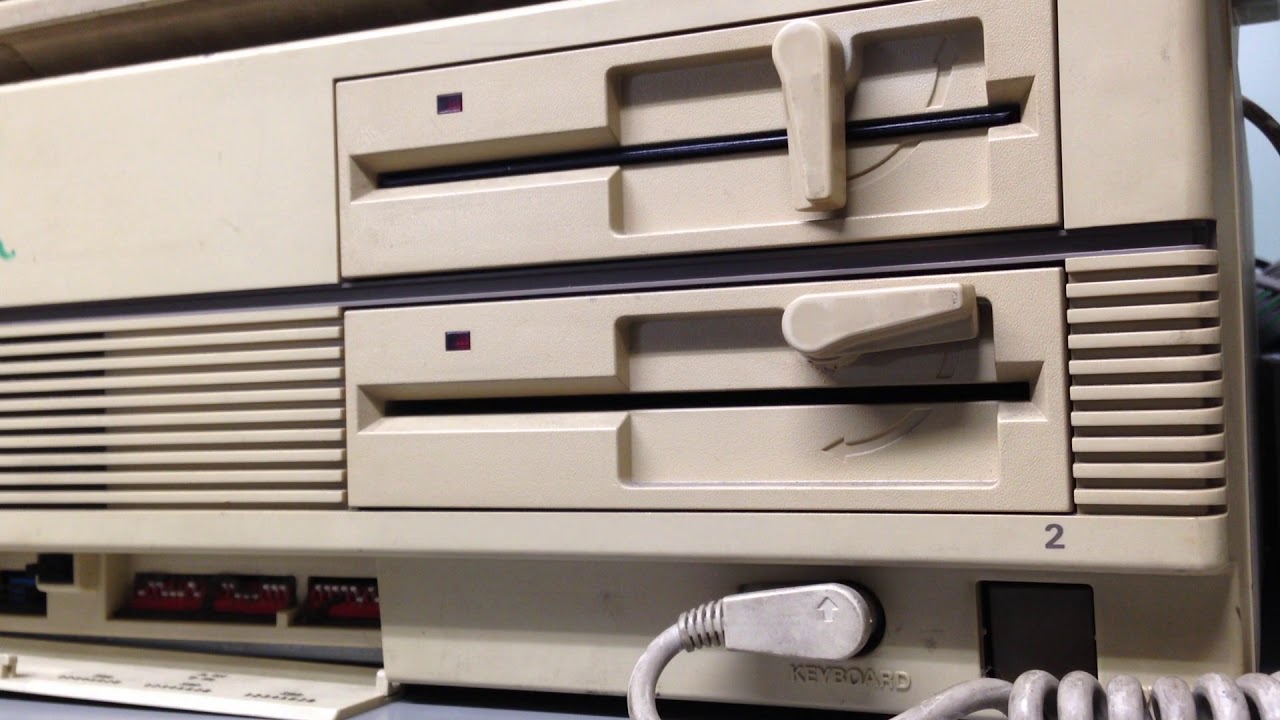 NEC PC-98 5インチFDのサウンド - YouTube