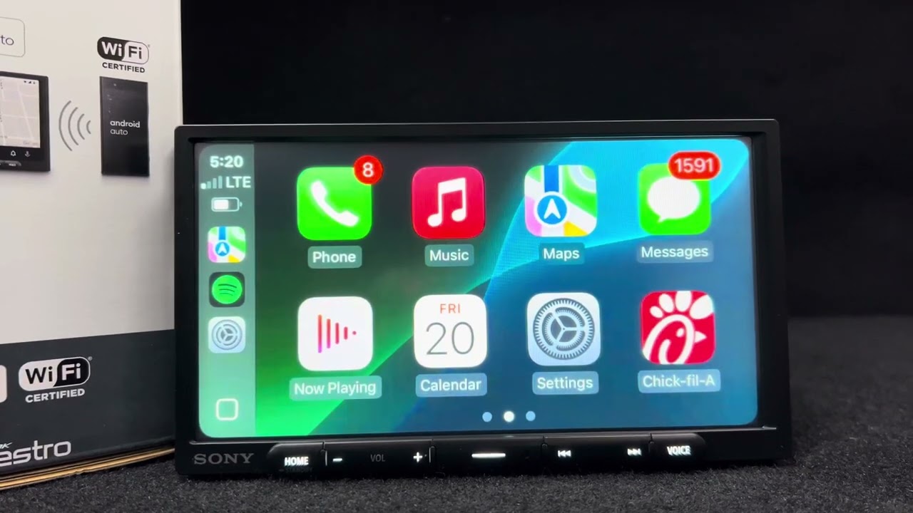 Sony XAV-AX4000 Wireless CarPlay/ Android Auto Media Receiver