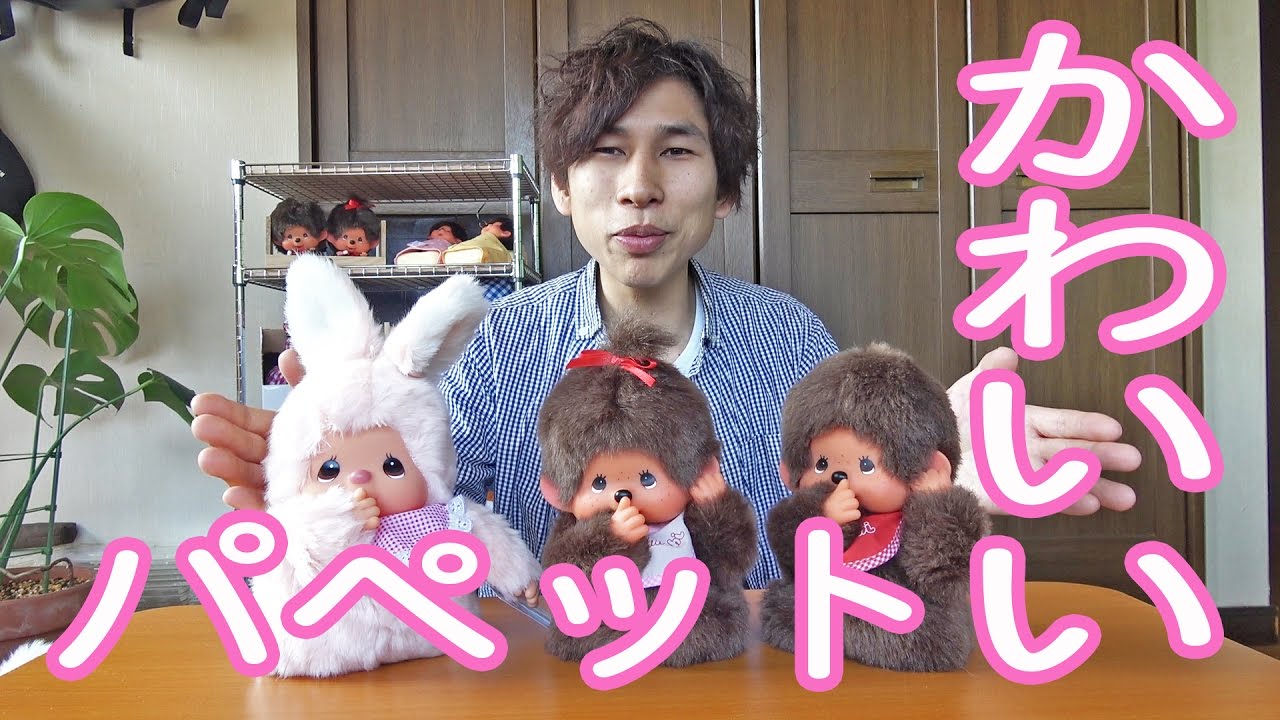 チムたんとモンチッチのパペット【モンチッチシリーズ#25】 - YouTube