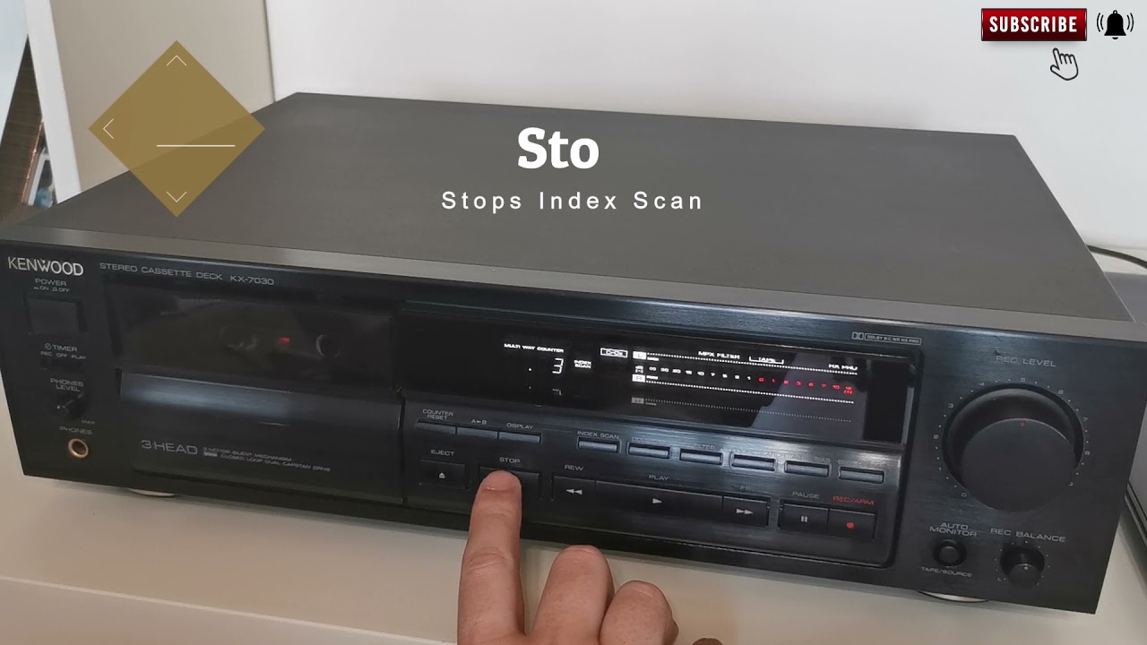 Kenwood KX-7030 - Overview & Functionality - 3 head/monitor, dual