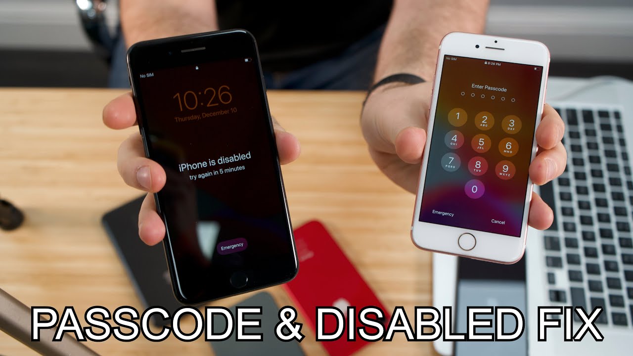 How to reset disabled or Password locked iPhones 7 & 7 Plus - YouTube