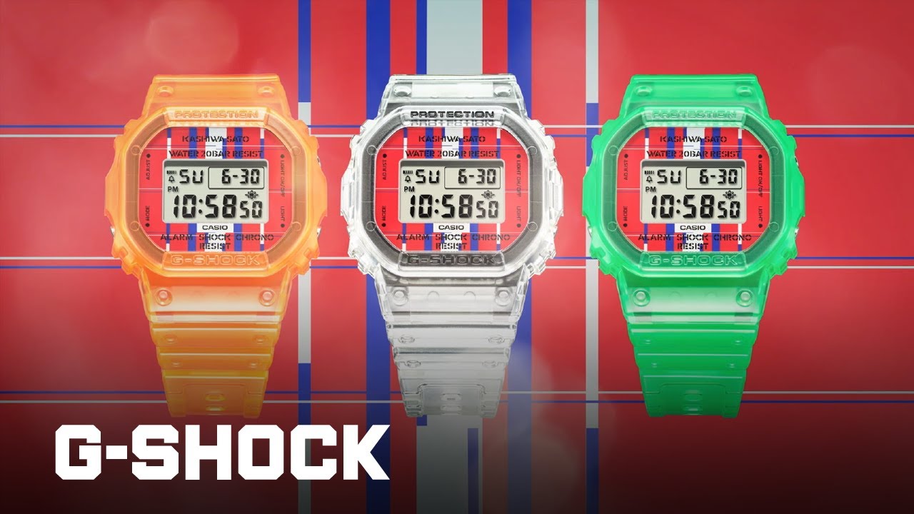 全27パターン！G-SHOCK × 佐藤可士和 コラボウォッチ 2021年3月5日(金