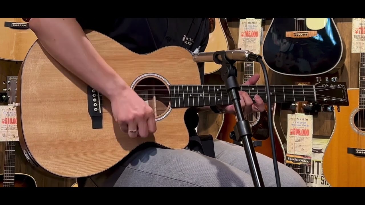 実機試奏動画】Martin 000CJR-10E-02 #2706470 【15/16サイズ】【609mm