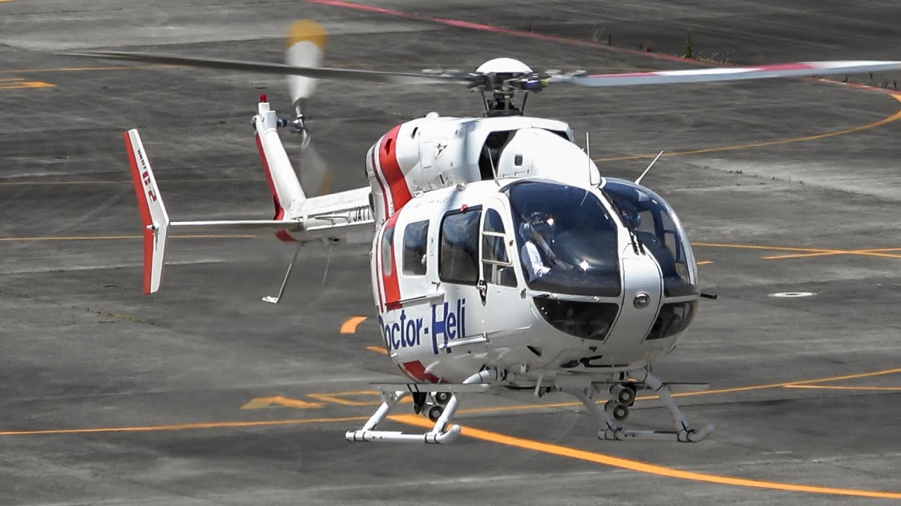 ドクター ヘリコプター Kawasaki BK117 C-2 JA117K 名古屋空港 2024/6