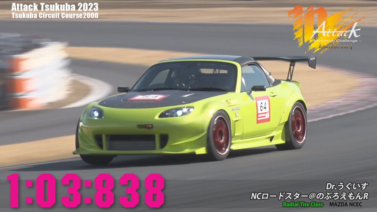Attack Tsukuba 2023 : Dr.うぐいす/NCロードスター＠のぷろえもんR