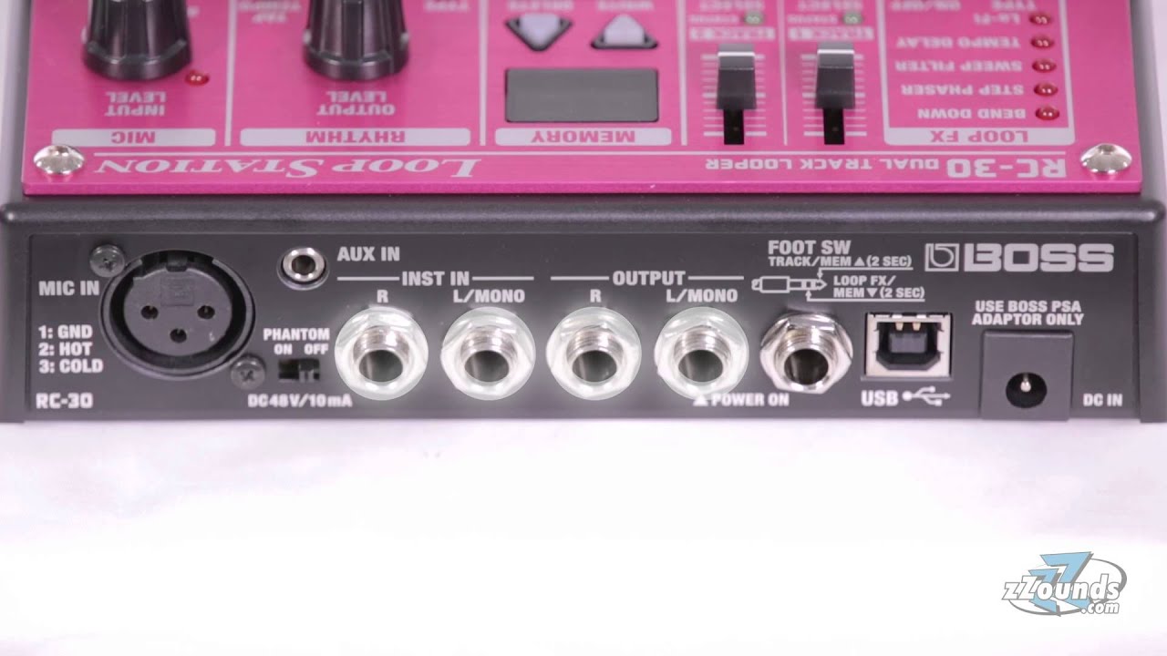 Boss RC-30 Loop Station Twin Pedal | zZounds