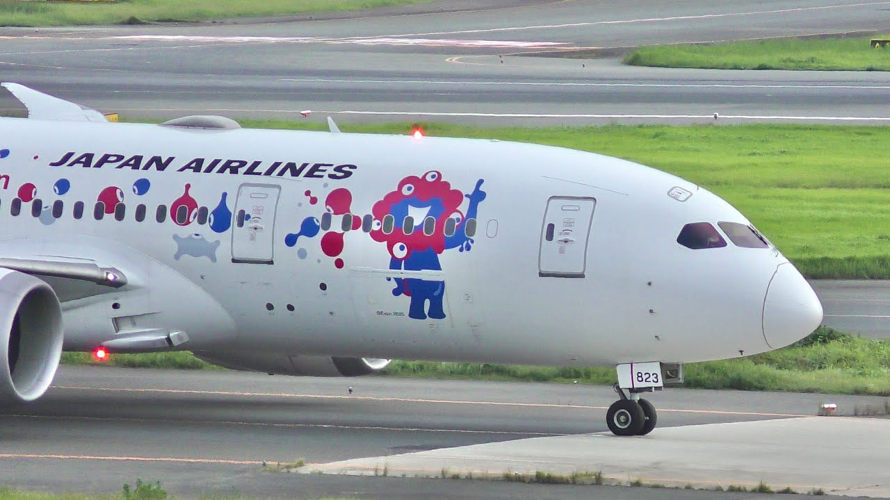 国際線のミャクミャクJET】JAL B787-8 JA823J JALミャクミャクJET 2