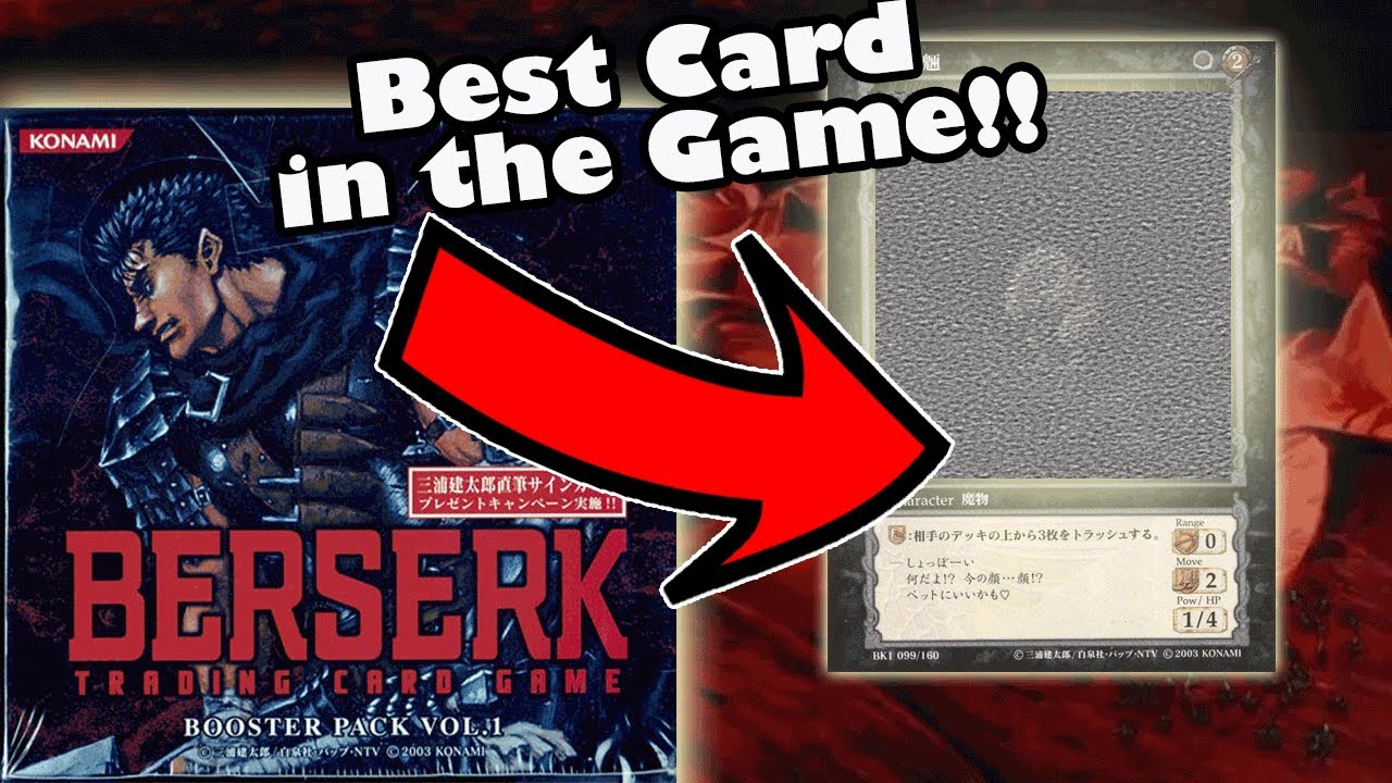 BERSERK! Vol.1 - Full Boosterbox opening! - YouTube