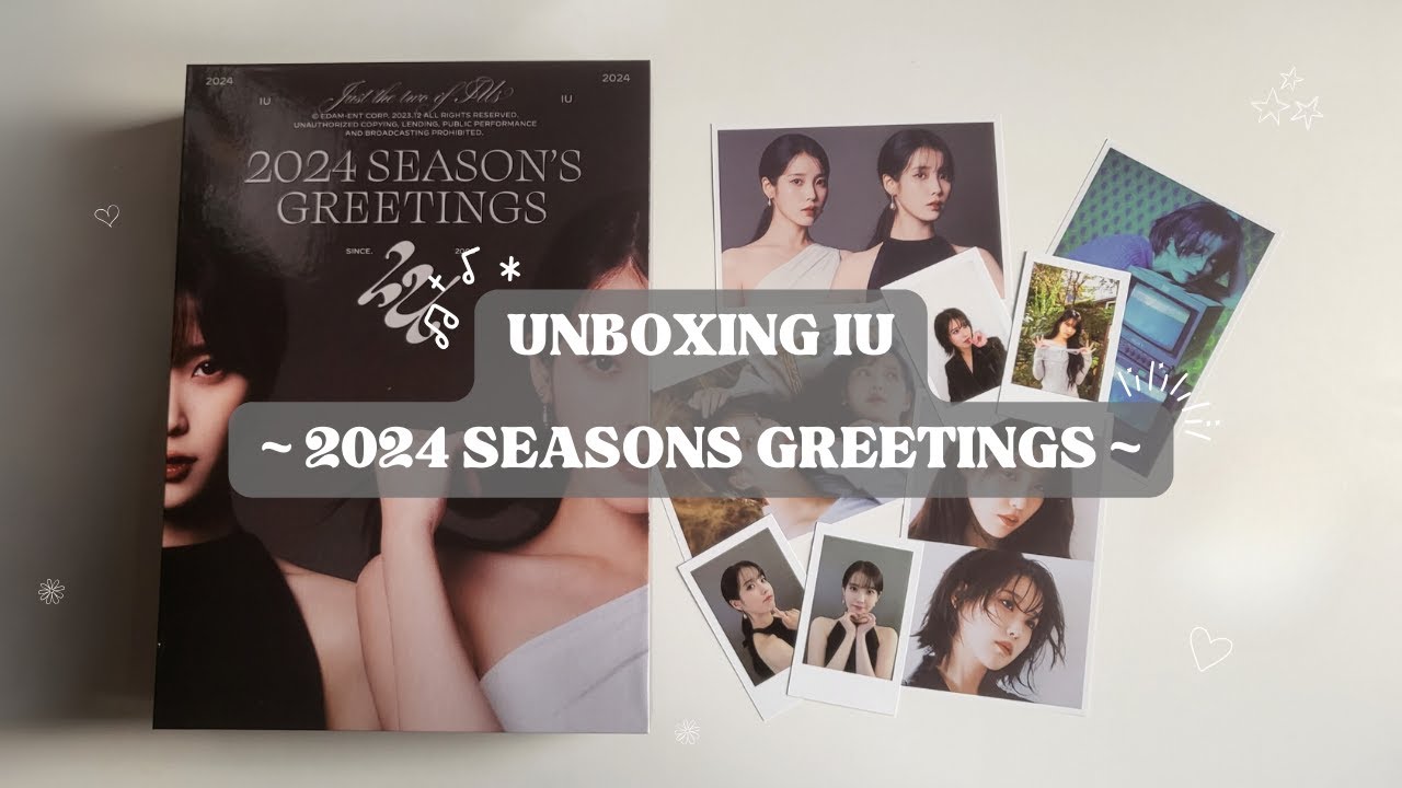 UNBOXING IU 2024 SEASONS GREETINGS // just the two of IUs - YouTube