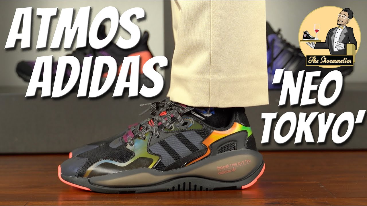 atmos x adidas ZX Alkyne 'Neo Tokyo' • On-Feet & Overview - YouTube