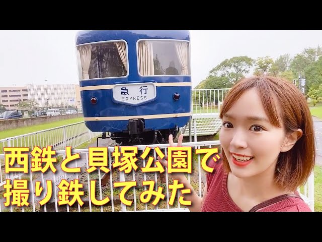 Beginner female train photographer] Encountered a cute train while