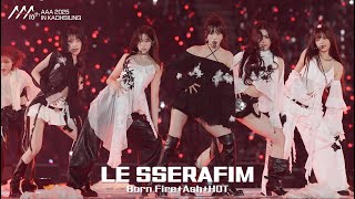 LE SSERAFIM - Born Fire + Ash + HOT @ Asia Artist Awards (AAA