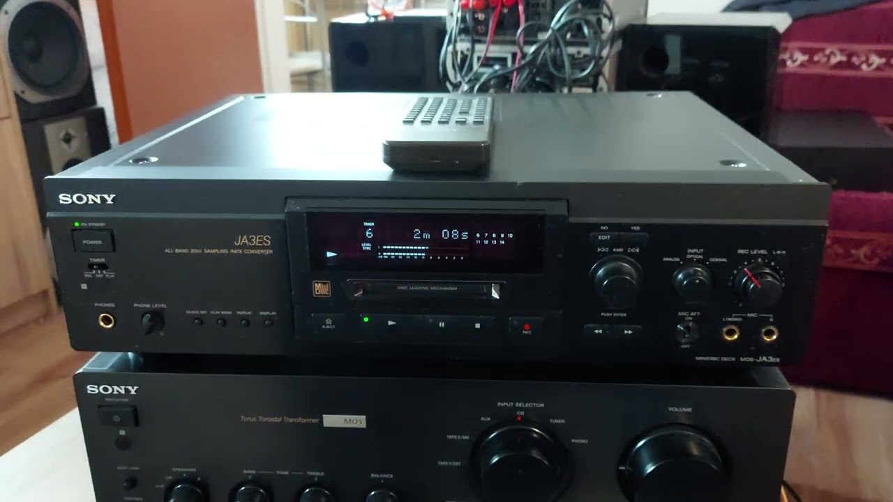 Sony mds-ja3es madei jn Japan 1998 - YouTube