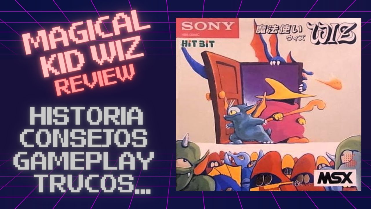REVIEW OF MAGICAL KID WIZ / 魔法使いウィズ FOR MSX - YouTube