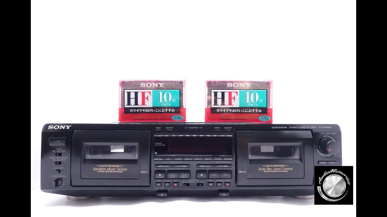 Sony TC WE825S - YouTube
