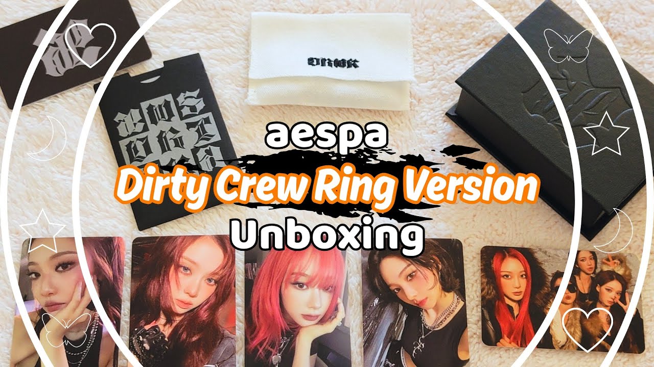 ☆新品未開封 aespa dirty work dirty crew ring aespa | Single