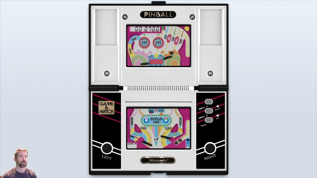 Nintendo Game & Watch: Pinball MAME Gameplay - YouTube