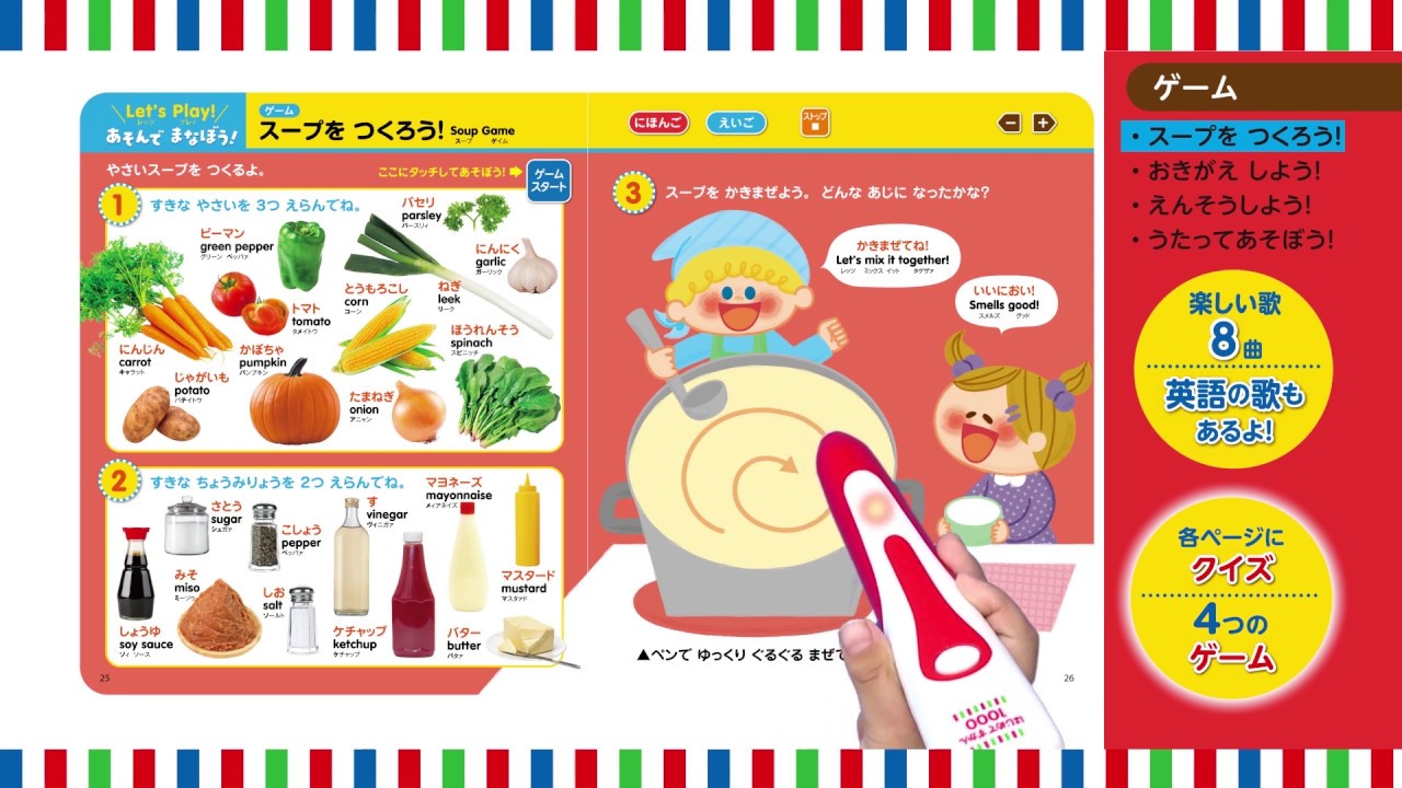 タッチペンで音が聞ける！はじめてずかん1000 英語つき | 書籍