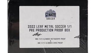 2022 Leaf Metal 1/1 Pre Production Proof - 4 Boxes - YouTube