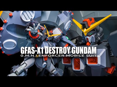 GFAS - X1 Destroy Gundam - HGUC | ASMR Speed build | Satisfying