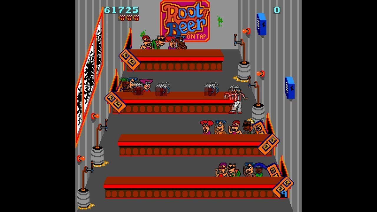 Tapper [Arcade Longplay] (1984) Bally Midway {Root Beer} - YouTube
