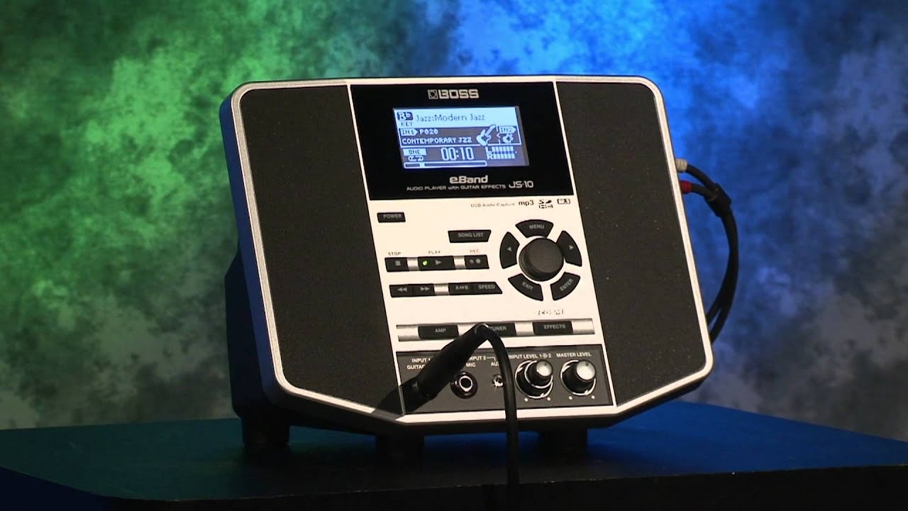 eBand JS-10 Audio Player with Guitar Effects Overview - Roland